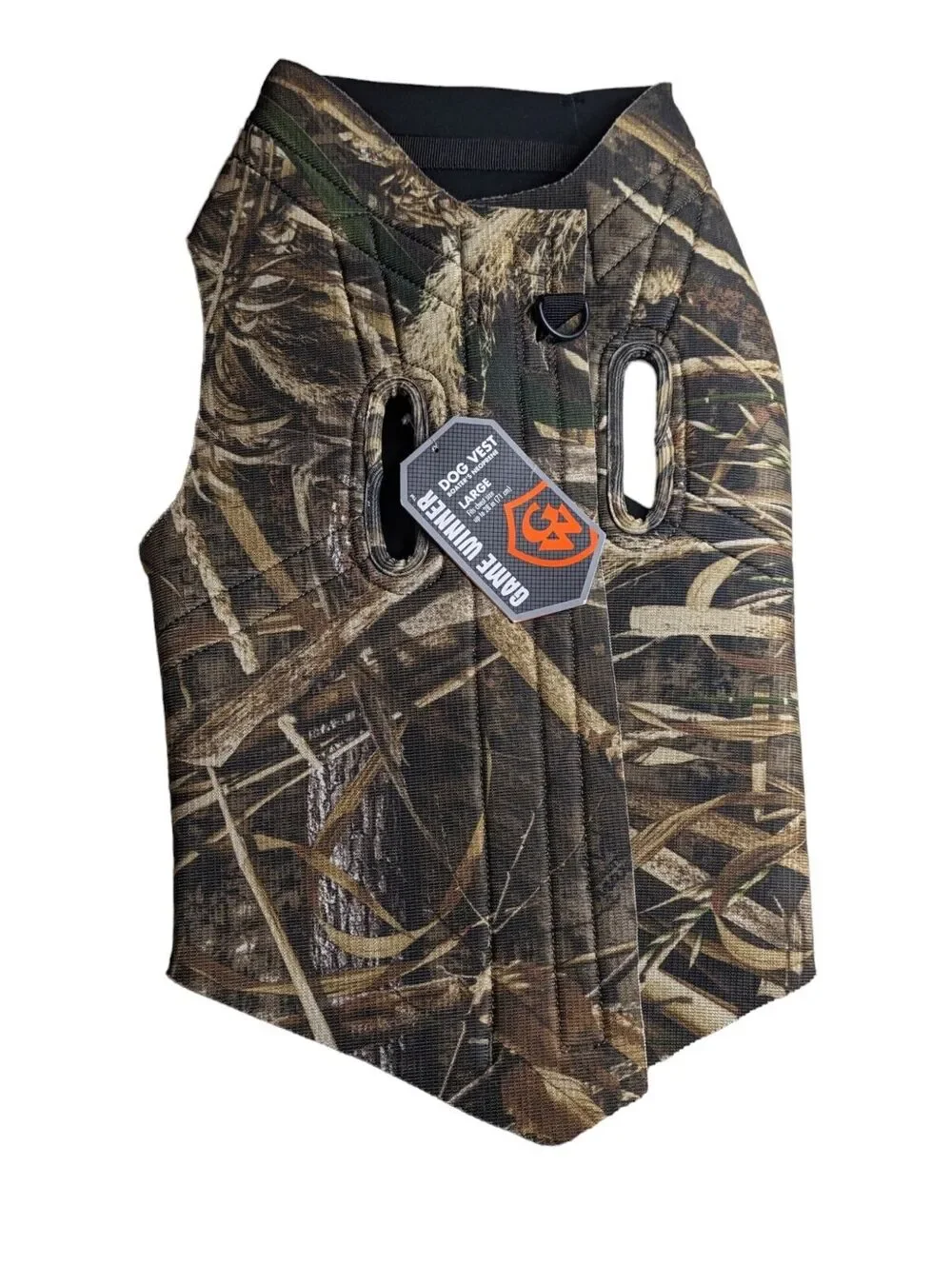 Game Winner Dog Vest Boater's Neoprene Realtree Max-5 Camo Size Large NWT